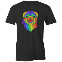 Load image into Gallery viewer, Rainbow Pug - Mens Organic Cotton Tee