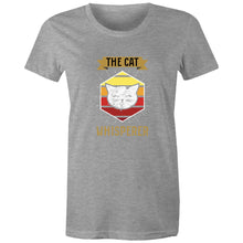 Load image into Gallery viewer, The Cat Whisperer - Women's Cotton Tee