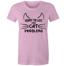 Load image into Gallery viewer, Cat Problems - Women's Cotton Tee