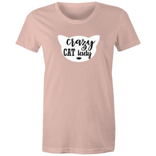Load image into Gallery viewer, Crazy Cat Lady - Women's Cotton Tee