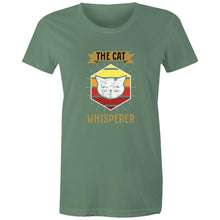 Load image into Gallery viewer, The Cat Whisperer - Women's Cotton Tee