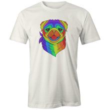 Load image into Gallery viewer, Rainbow Pug - Mens Organic Cotton Tee