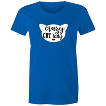 Load image into Gallery viewer, Crazy Cat Lady - Women's Cotton Tee
