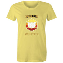Load image into Gallery viewer, The Cat Whisperer - Women's Cotton Tee