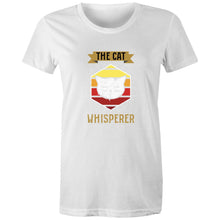 Load image into Gallery viewer, The Cat Whisperer - Women's Cotton Tee