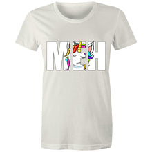 Load image into Gallery viewer, MEH Unicorn - Women&#39;s Organic Cotton Tee
