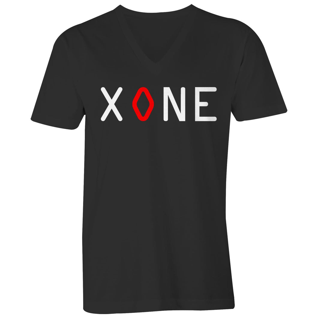 XONE - Mens Black V-Neck Tee