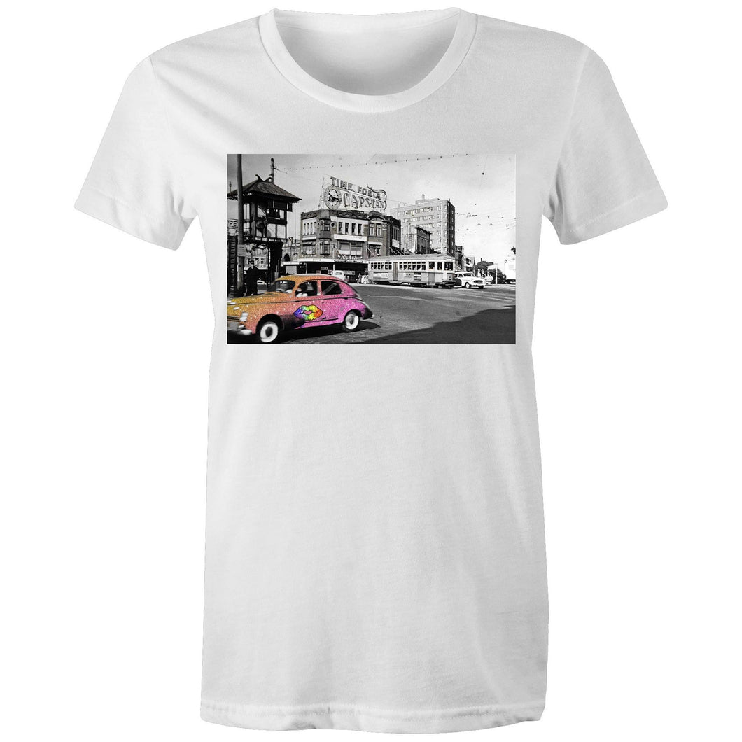 Taylor Square GlitterPop - Women's Organic Cotton Tee