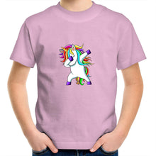 Load image into Gallery viewer, Dabbing Unicorn - Kids Crew T-Shirt
