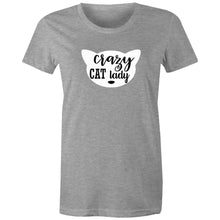 Load image into Gallery viewer, Crazy Cat Lady - Women&#39;s Cotton Tee
