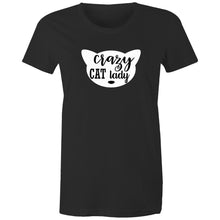 Load image into Gallery viewer, Crazy Cat Lady - Women&#39;s Cotton Tee
