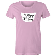 Load image into Gallery viewer, Crazy Cat Lady - Women&#39;s Cotton Tee
