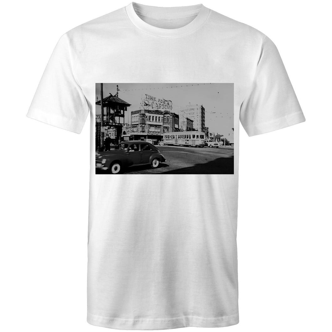 Taylor Square B&W -  Mens T-Shirt